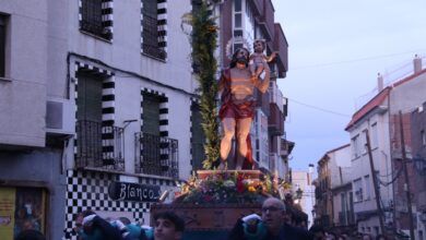 Imagen de San Cristóbal en Tarancón/ Foto: Cedida