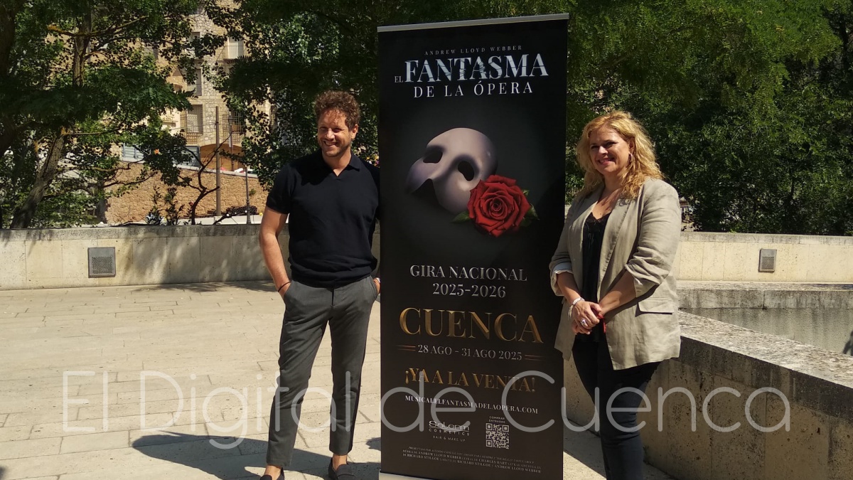 Daniel Diges se incopora en Cuenca al elenco de la obra 'El Fantasma de la Ópera'/ Foto: R.V