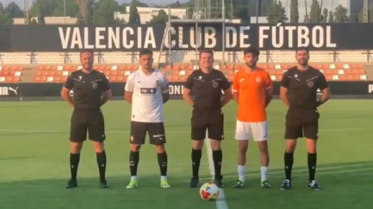 Foto: Captura Valencia Mestalla redes sociales